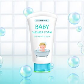 Baby shower Foam for sensitive skin