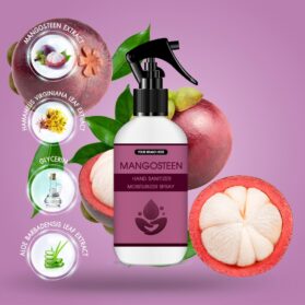 Mangosteen Hand Sanitizer Moisturizer Spray