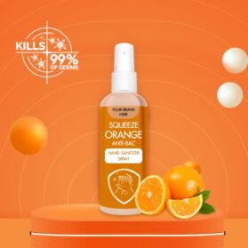 SQUEEZE ORANGE ANTI-BAC HAND SANITIZER SPRAY
