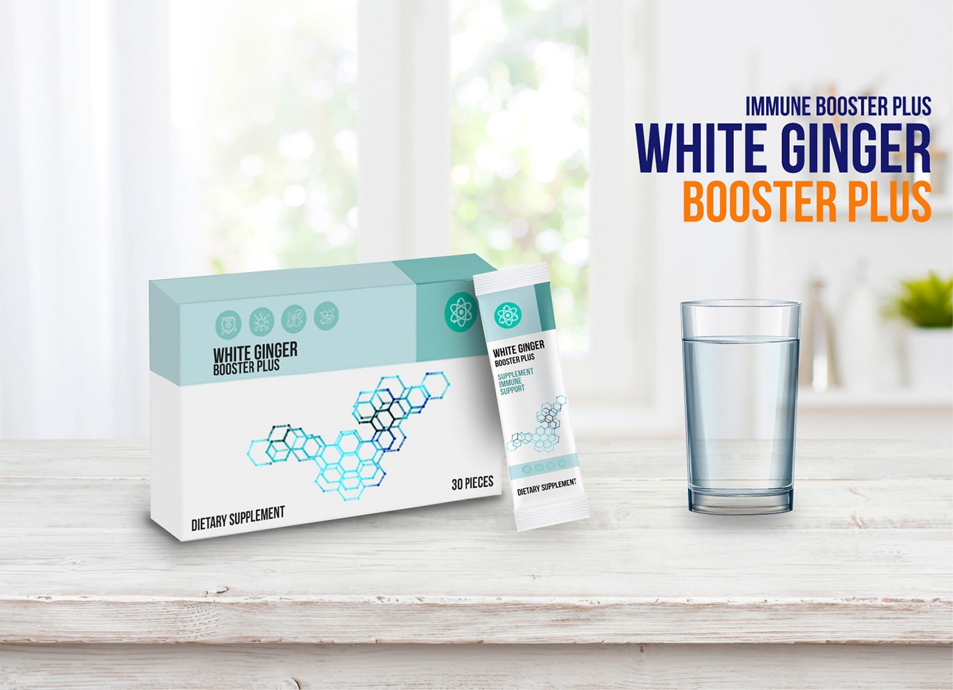 White Ginger Booster Plus