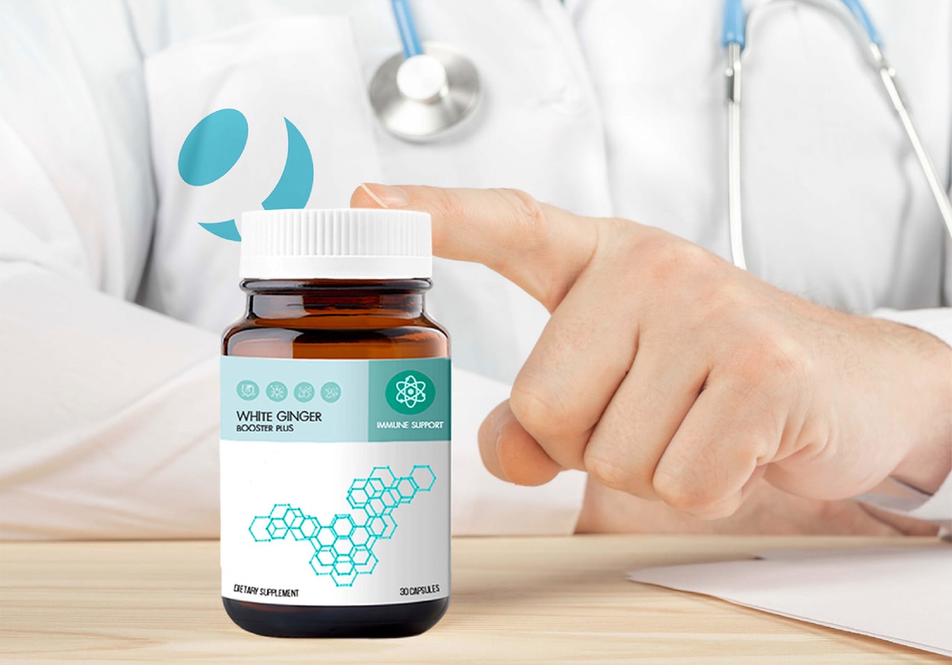 White Ginger Booster Plus