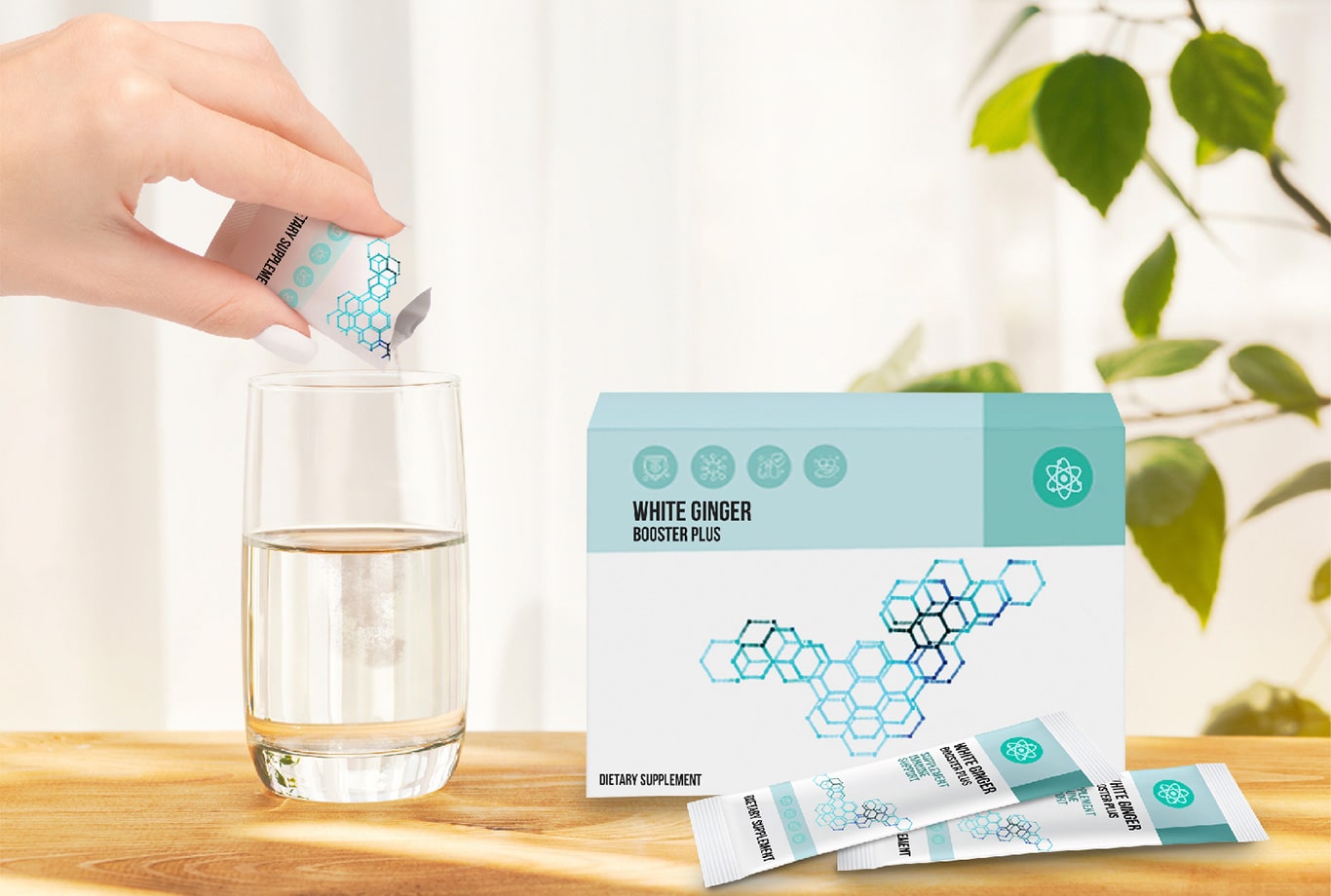 White Ginger Booster Plus
