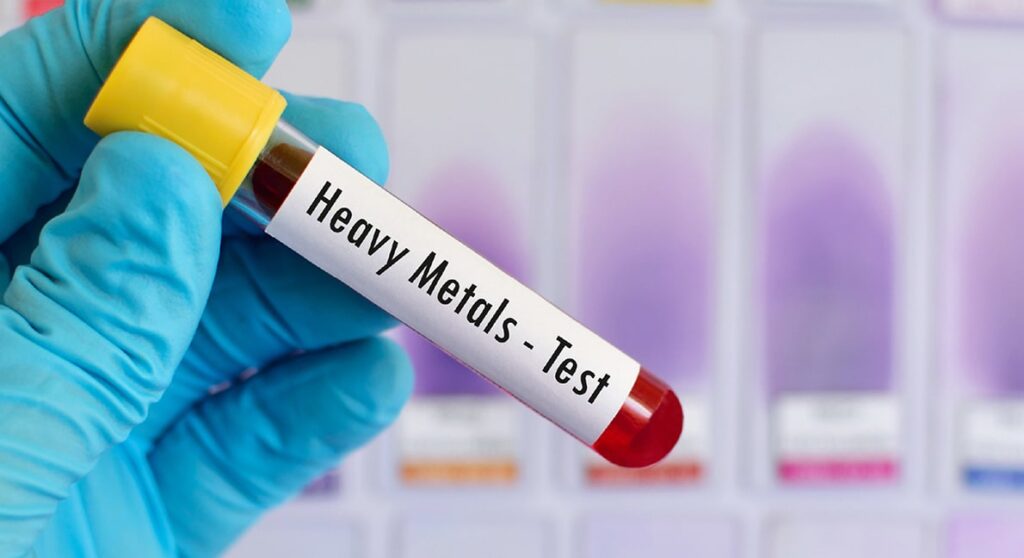 การตรวจสอบหาสารโลหะหนัก (Heavy Metal Test)