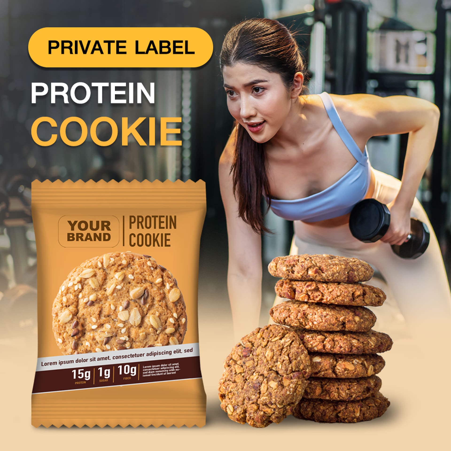 Private Label Protein Bars Customizable OEM Protein Bars