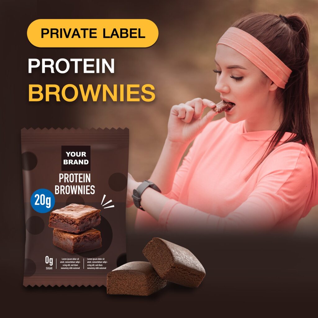 Private Label Protein Brownies