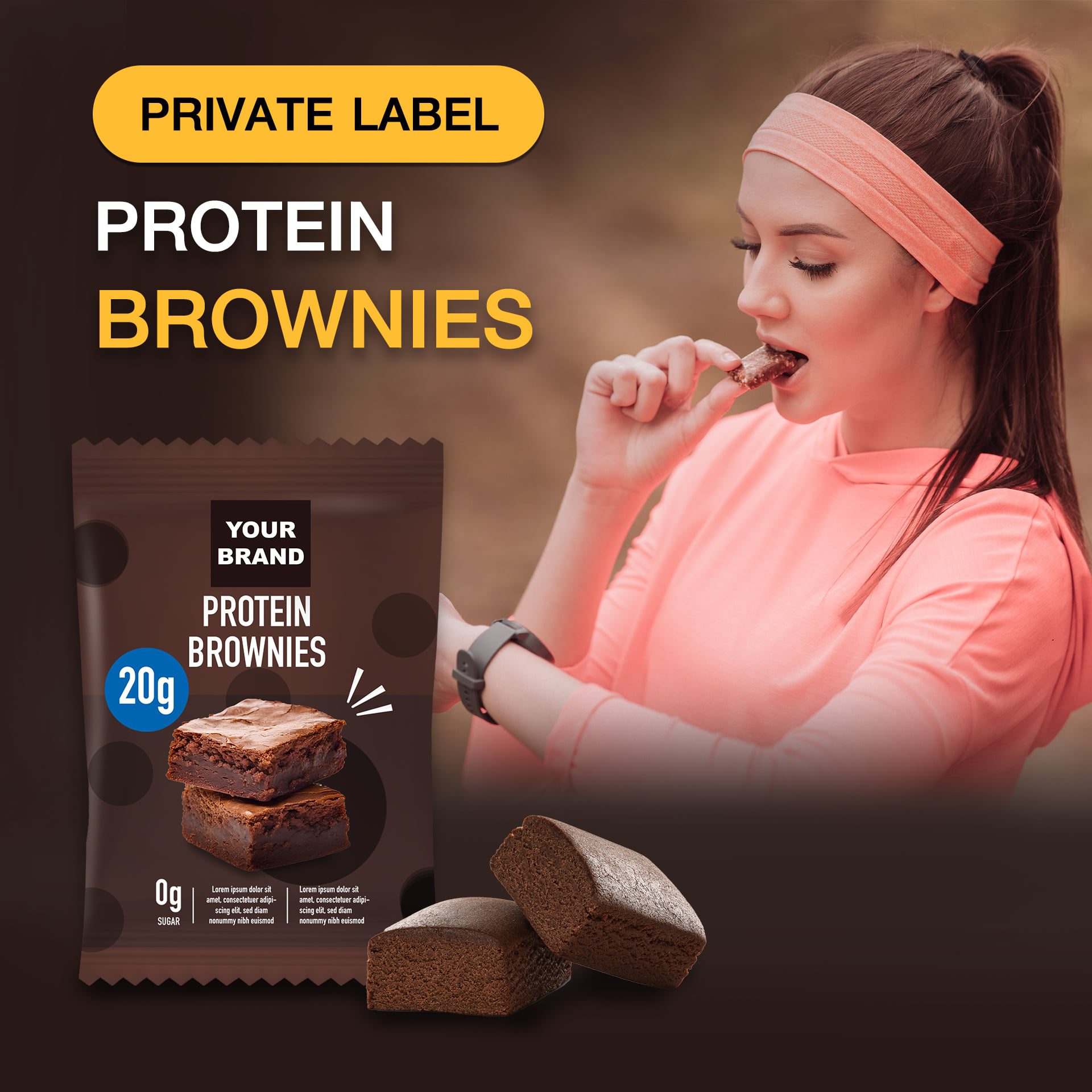Private Label Protein Bars Customizable OEM Protein Bars