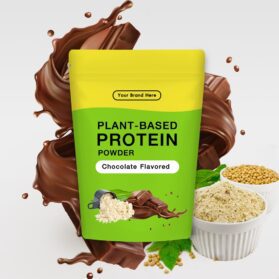 Private Label Plant-Based Protein Powder Chocolate Flavored
