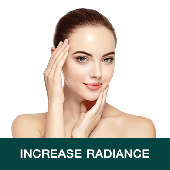 Increase radiance Increase radiance