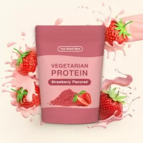 Vegetarian Protein Strawberry Flavored