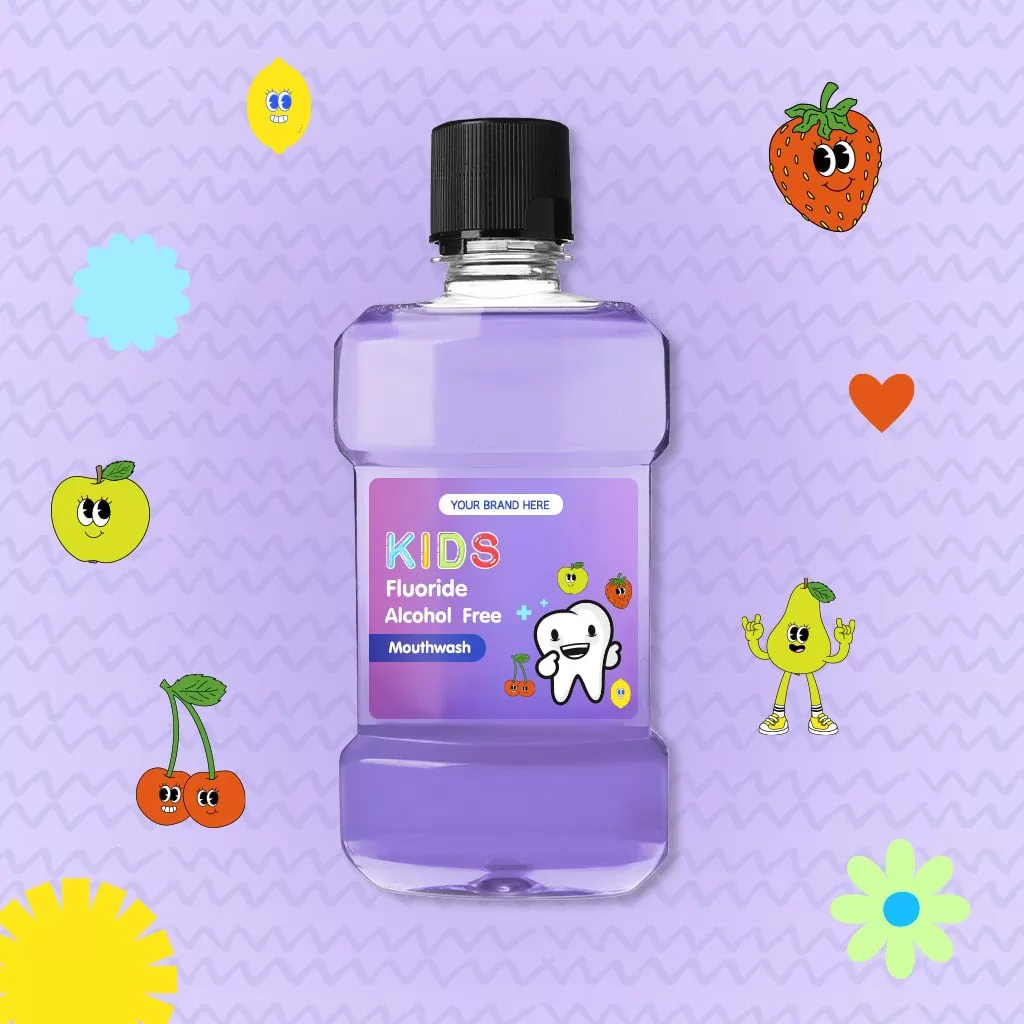 Kids Fluoride Alcohol Free Mouthwash