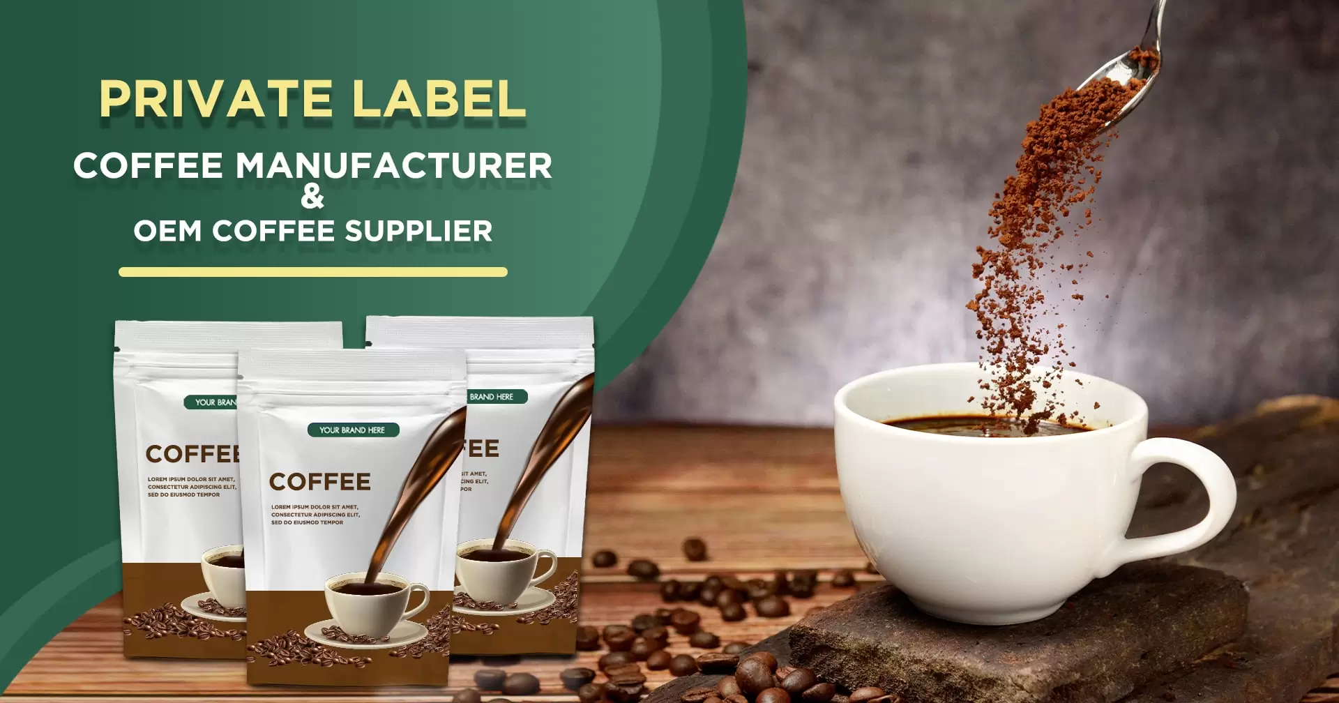 Private Label Coffee Manufacturer & OEM Coffee Supplier